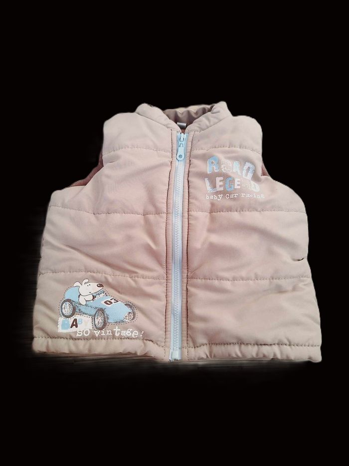 Doudoune sans manches 12 mois