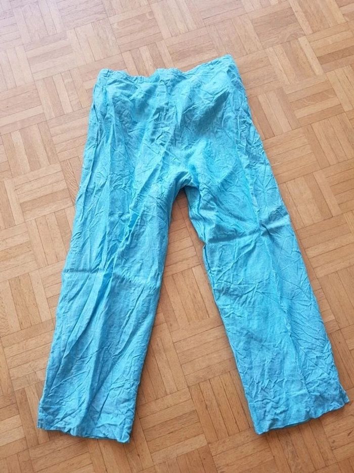 Somewhere - Pantalon court en lin - photo numéro 3