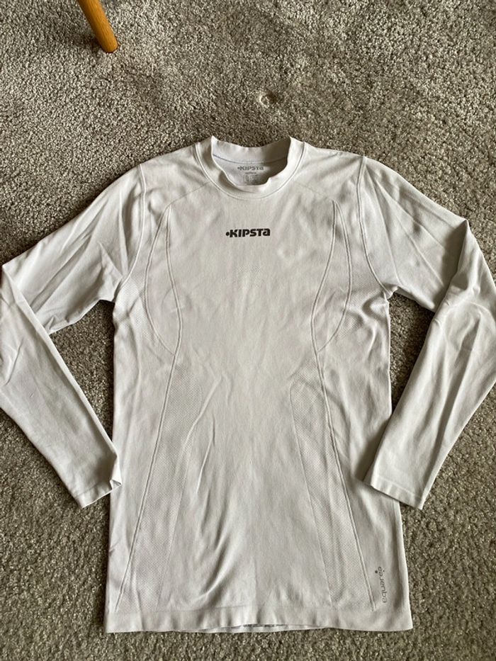 Tee shirt sport manches longues Kipsta 14 ans