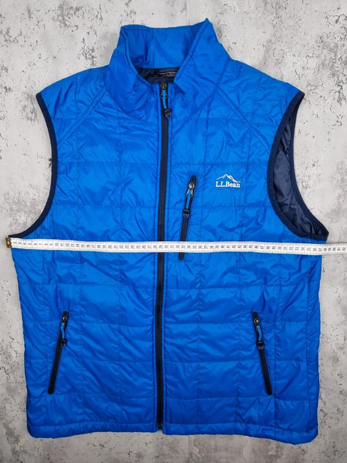 Doudoune sans manches L.L. Bean bleue – Taille L Hommes (mesures en photos) - photo numéro 6