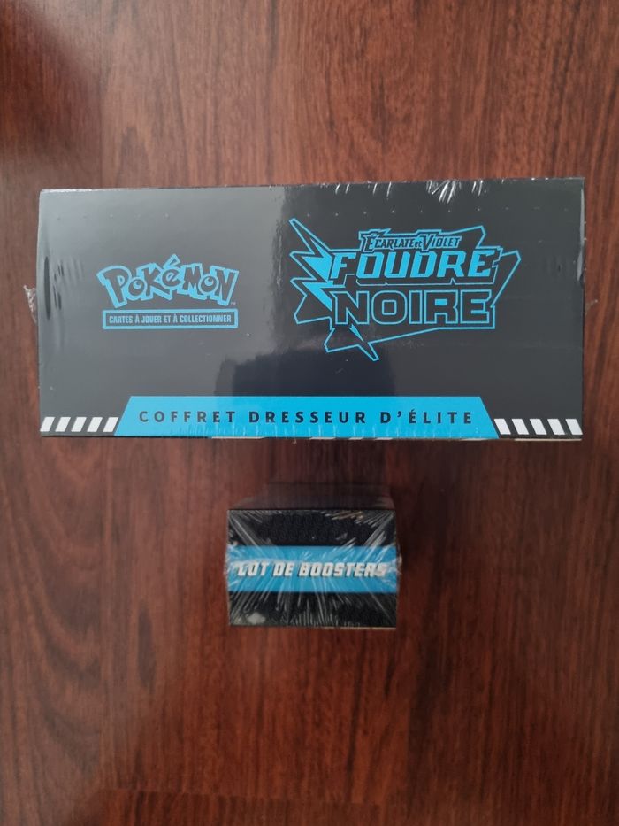 Etb+bundle pokemon foudre noire ev10.5 - photo numéro 2