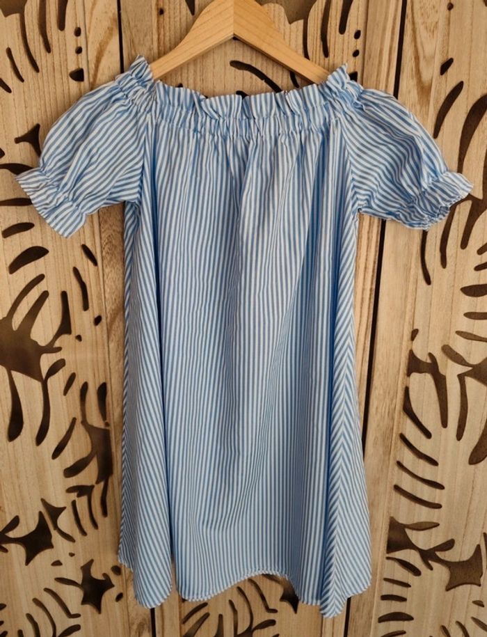 Robe mini à rayures Taille S - photo numéro 7