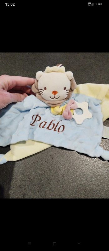 Doudou bébé garçon 