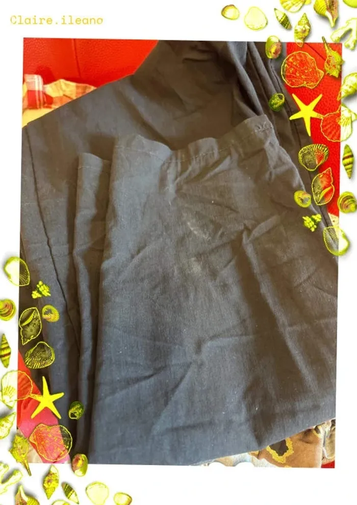 🛑 pantalon fluide noir 🛑 3XL - photo numéro 5