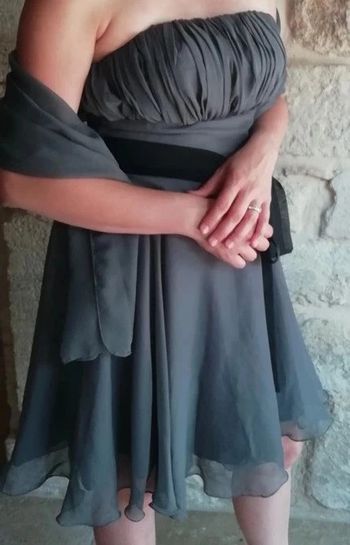 Robe habillée de cérémonie  avec son étole 36/38