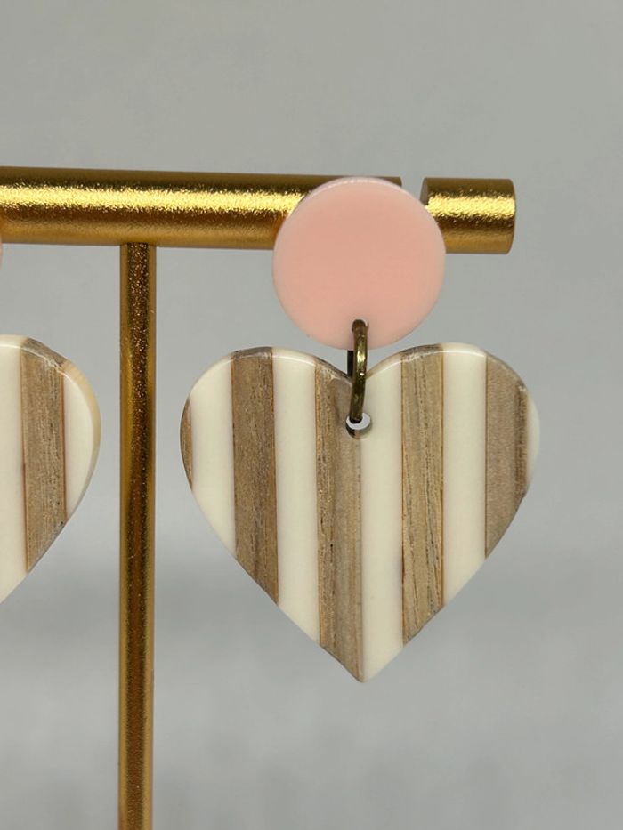 Boucles d'oreilles - Aux coeurs tendres - photo numéro 4