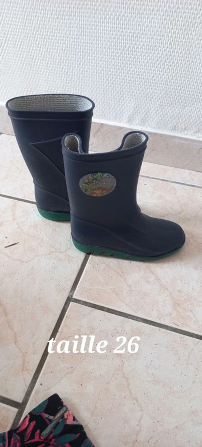 Botte de pluie taille 26
