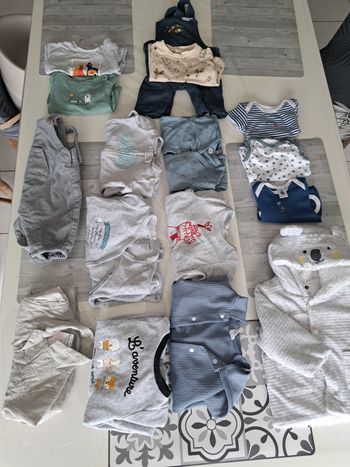 Lot vêtement garçons 3 mois