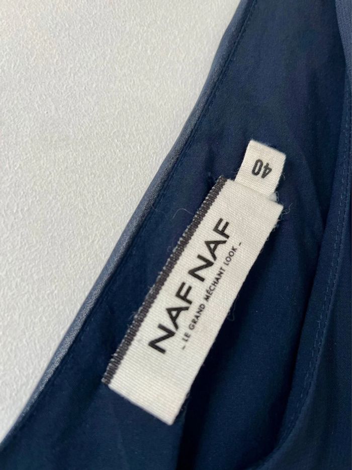 Robe Naf Naf taille 40 bleue - photo numéro 2