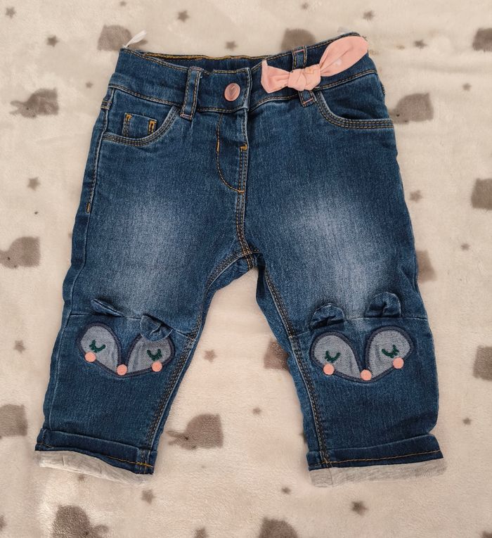 Ensemble pull jean petite fille - photo numéro 2