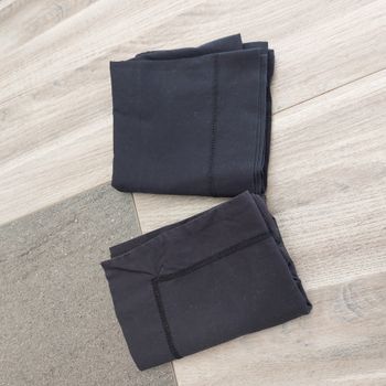 Lot 2 taies oreiller noire