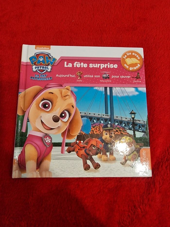 Livre pat patrouille la fête surprise