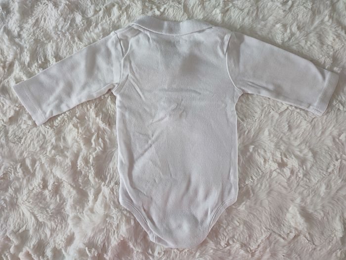Body polo blanc kitchoun taille 3 mois - photo numéro 3