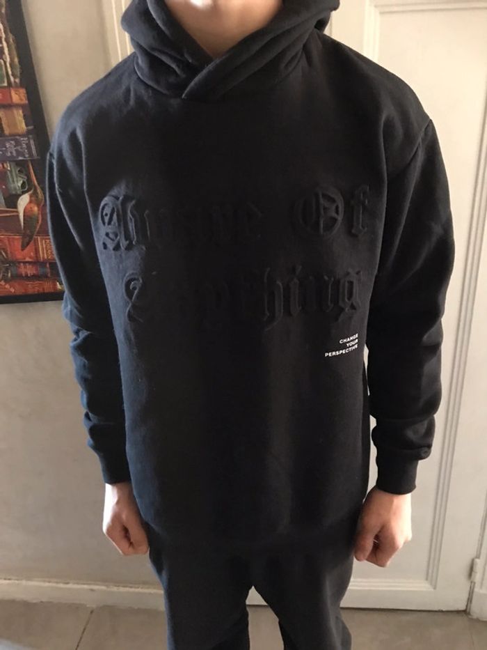 Sweat à capuche noir Pull&Bear taille M