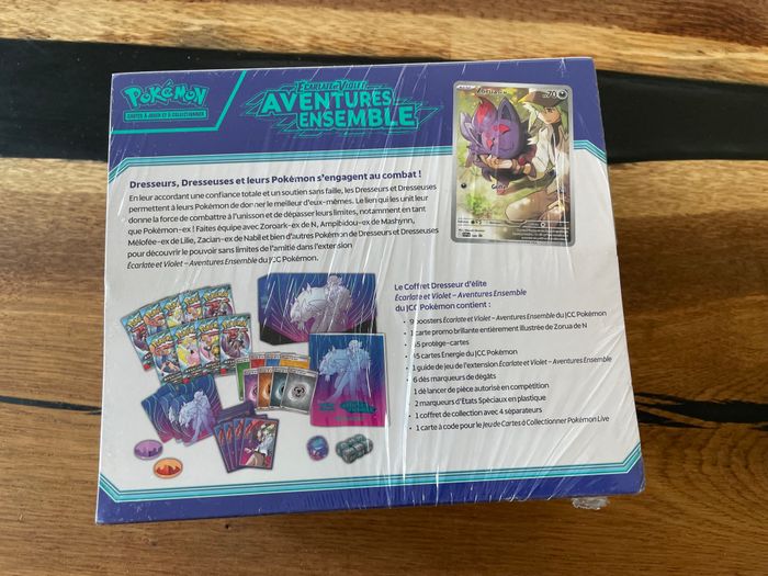 Pokémon Coffret Dresseur D'Elite ETB EV9 Aventures Ensemble FR Neuf Scellé - photo numéro 3