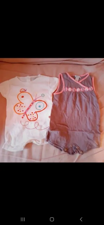 Ensembles été  bebe fille taille 6 mois