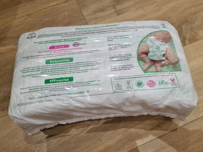 Couche love and green Taille 2 et 3 - photo numéro 2