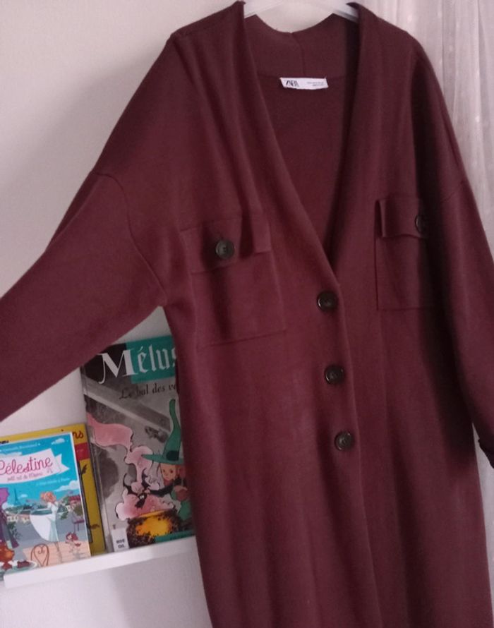 Cardigan longue t.M Zara 🖤 - photo numéro 2