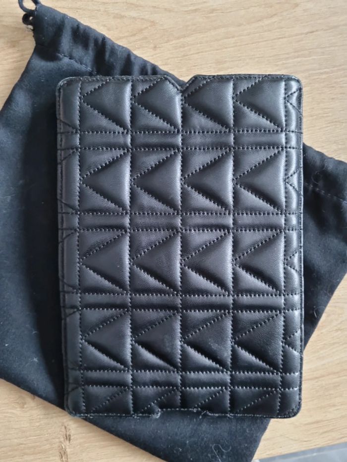 Pochette ordinateur lagerfield cuir noir - photo numéro 9