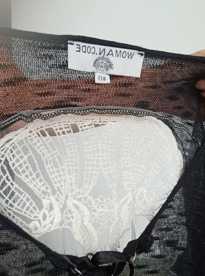 Top voile tête de mort - photo numéro 8