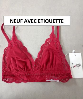Soutien gorge XS neuf avec étiquette luvlette