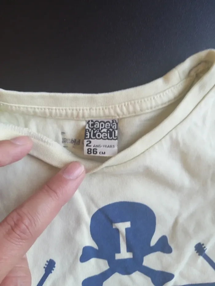 T-shirt manche courte en 24 mois - photo numéro 4