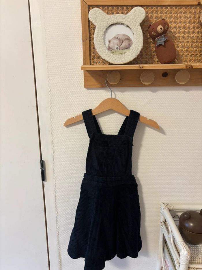 Robe côtelé salopette petit bateau