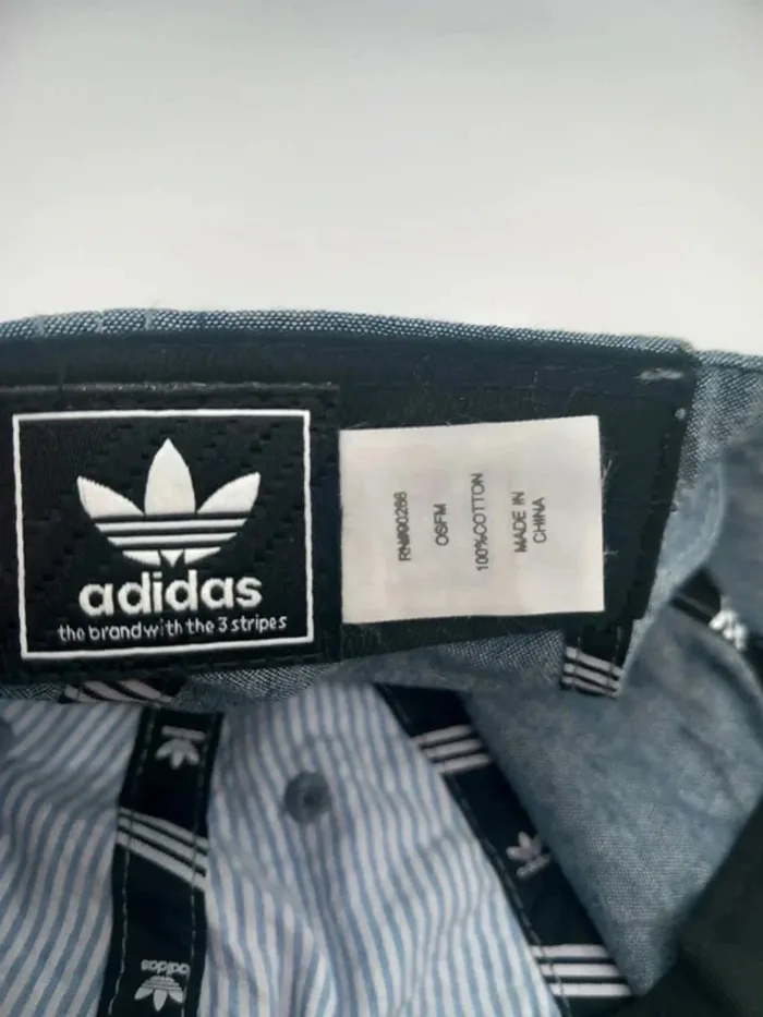Casquette Vintage Adidas Bleu Marine - photo numéro 8