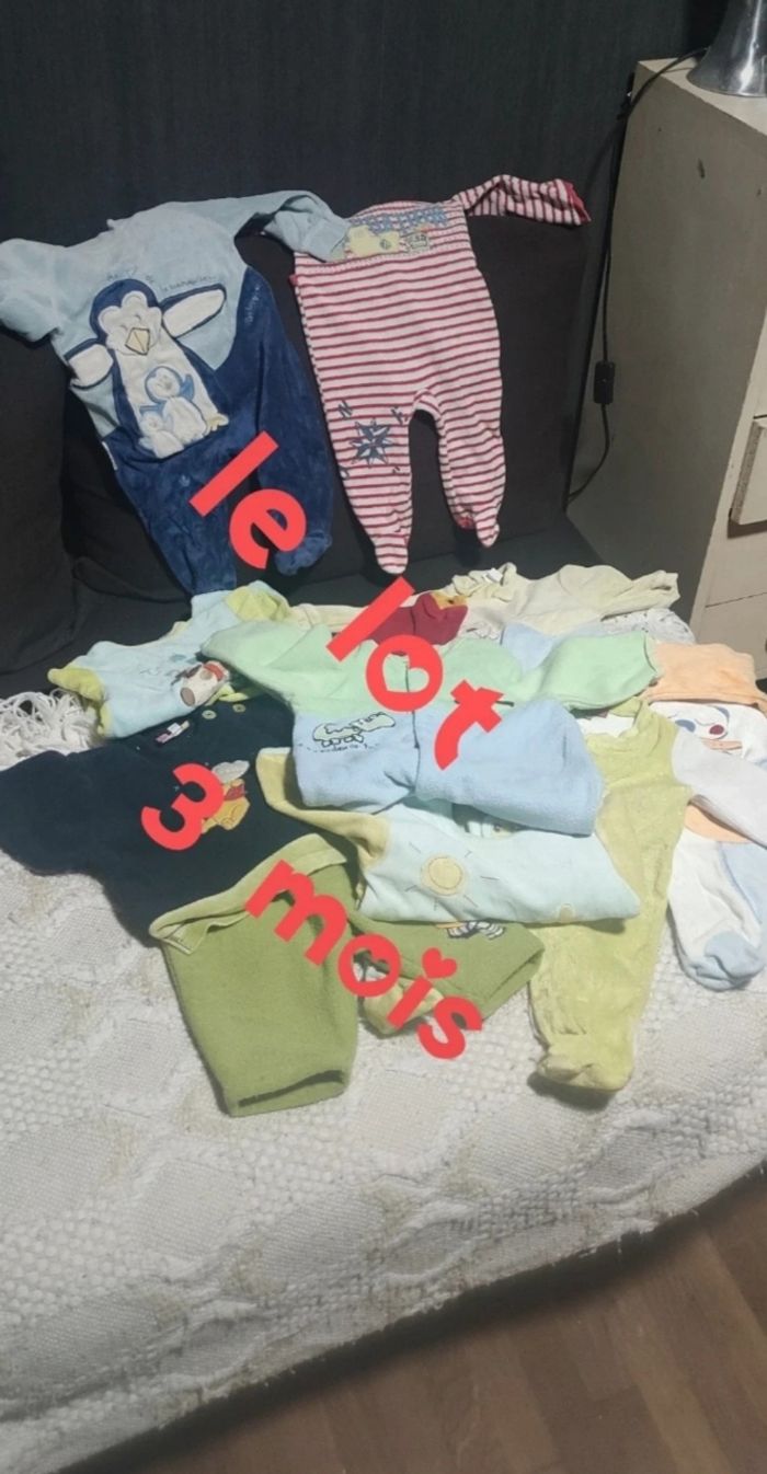 Lot pyjama 3 mois