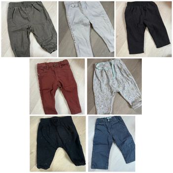 Lot 7 pantalons 6 mois