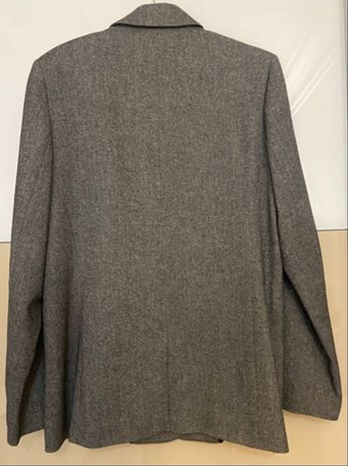 Ensemble tailleur gris chiné laine 40 - photo numéro 3