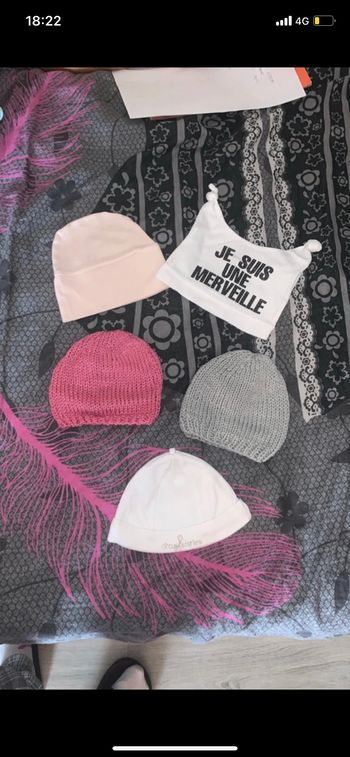 Lot de 5 bonnet
