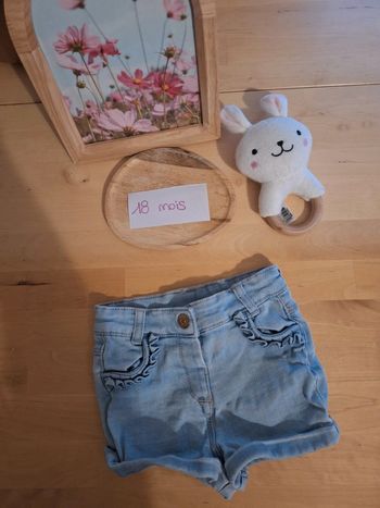 Short pour fille taille 18mois marque tape à l'œil très bon état