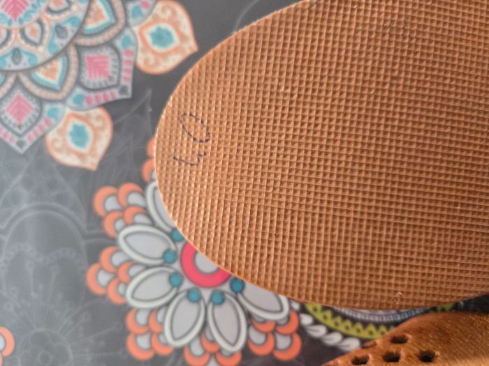 chaussons tout en cuir taille 40 - photo numéro 3