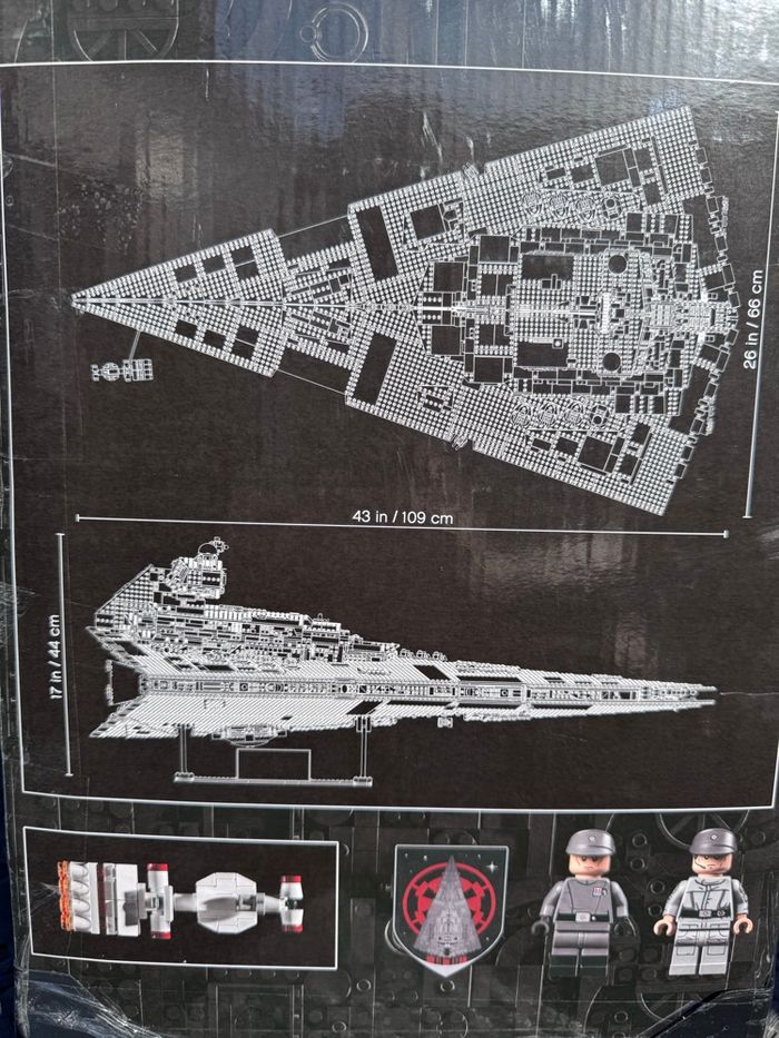 Star Wars Imperial Star Destroyer UCS – Grand modèle – Complet – Boîte & notice Reconditionnée - photo numéro 3