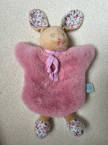 Doudou marionette rose babynat