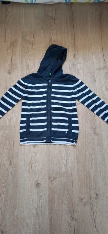 Gilet marinière Benetton 10ans