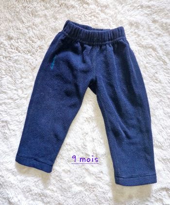 Pantalon polaire 9 mois