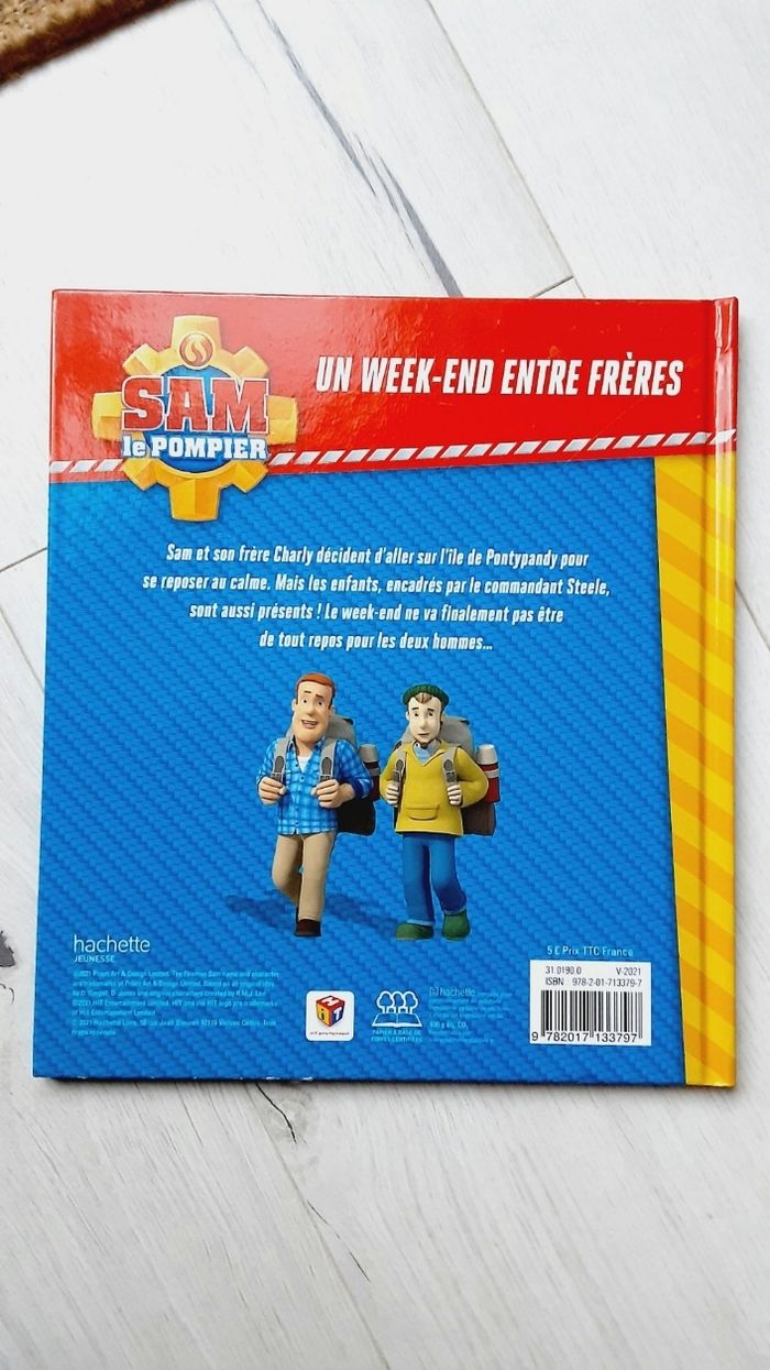 Livre Sam le pompier,  Week-end entre frères - photo numéro 2