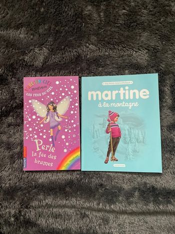 Lot de livres Perles la fée des brumes +martine à la montagne