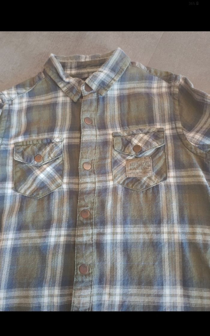 Chemise manches longues 4 ans Ikks, Parfait état - photo numéro 3