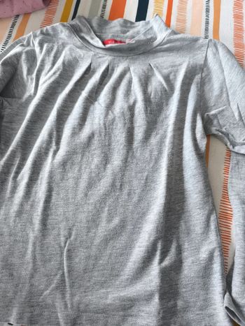 Tee shirt col roulé manches longues 6 ans tissaia