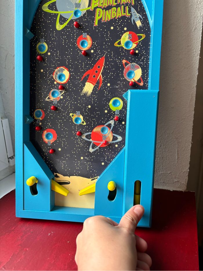 Flipper pour enfant - thème espace - planètes - planetary pinball - photo numéro 3