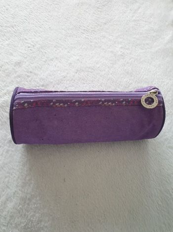 Trousse violette chat