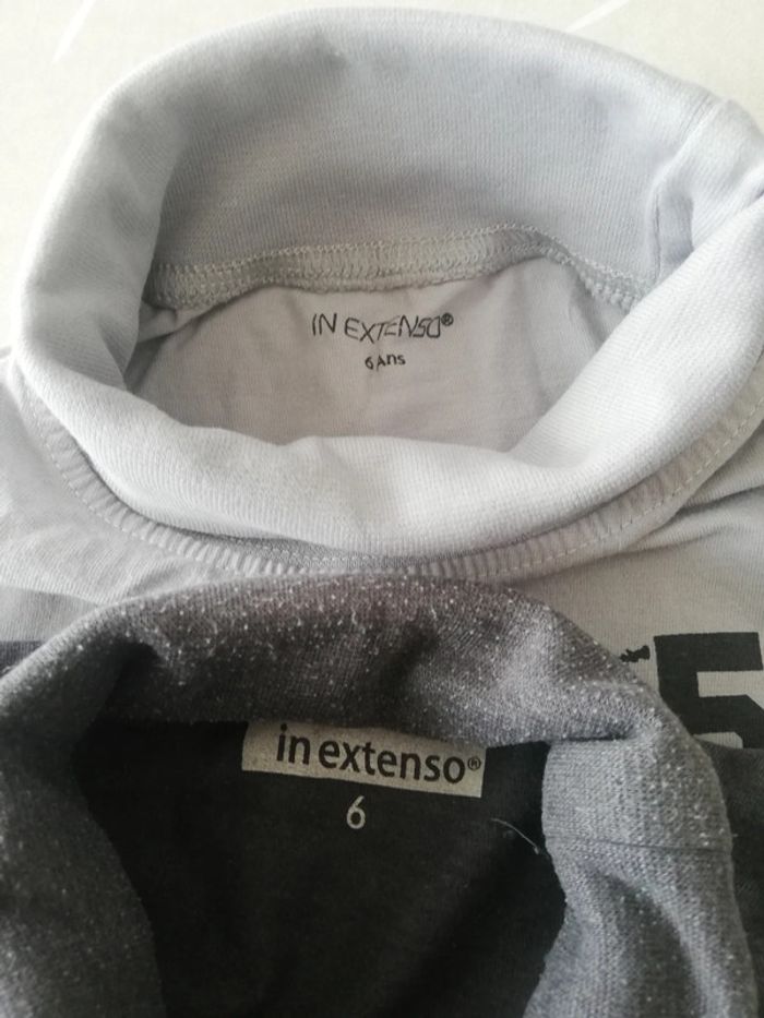 Lot 2 col roulé in extenso 6 ans - photo numéro 3