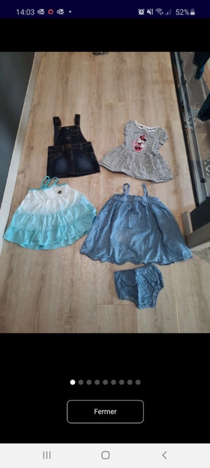 Lot de 4 robes 24 mois
