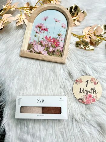 Lot de collant côtelés - Zara - 1 mois