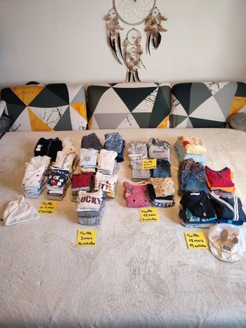 Lot vêtements bébé garçon 