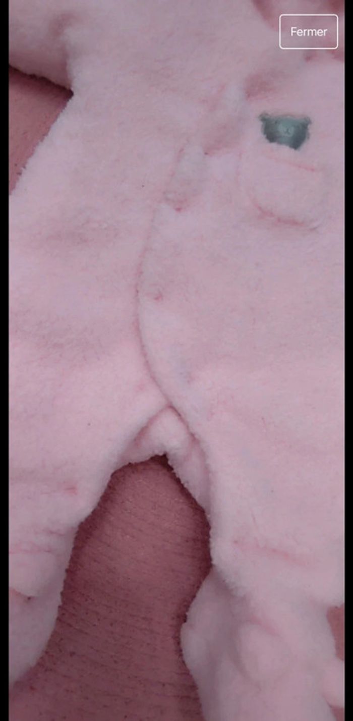 Combi pilote / combi de ski bébé fille 3 mois - photo numéro 3