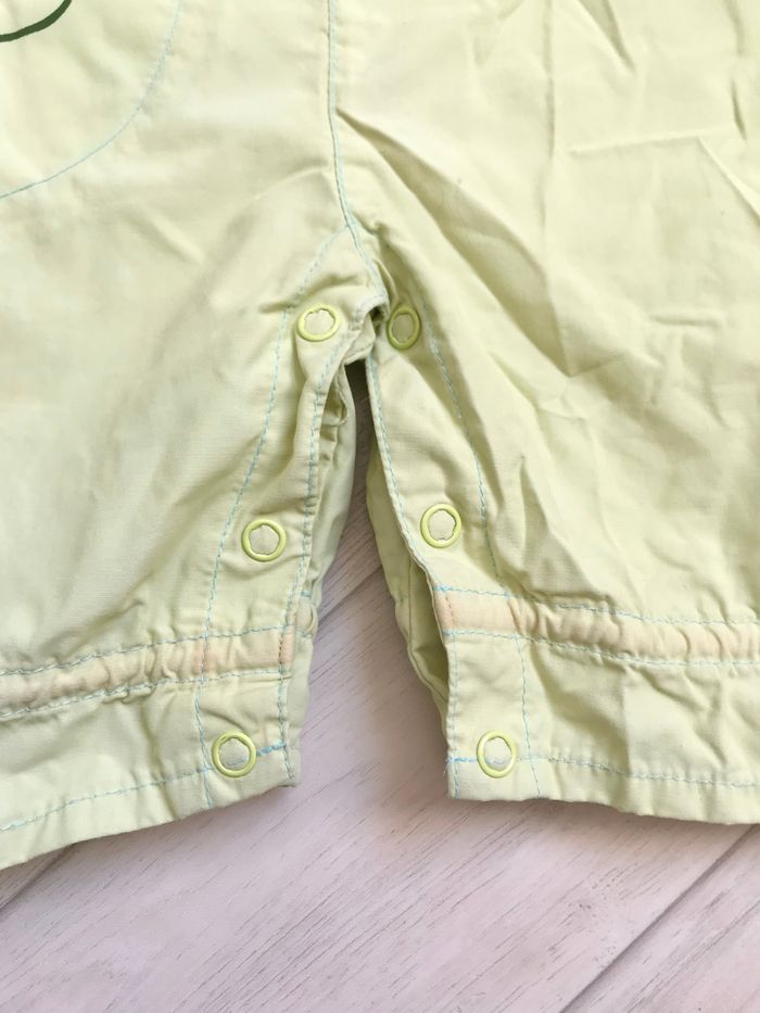 Combishort vert anis 12 mois (Babygro) - photo numéro 3
